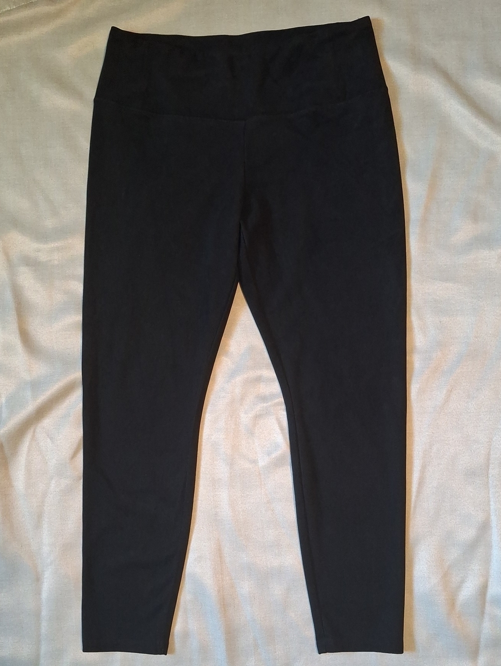 Hilary Radley Black Pull-On Leggings High Waist Size 12